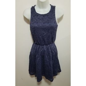 Cotton On blue floral lace dress